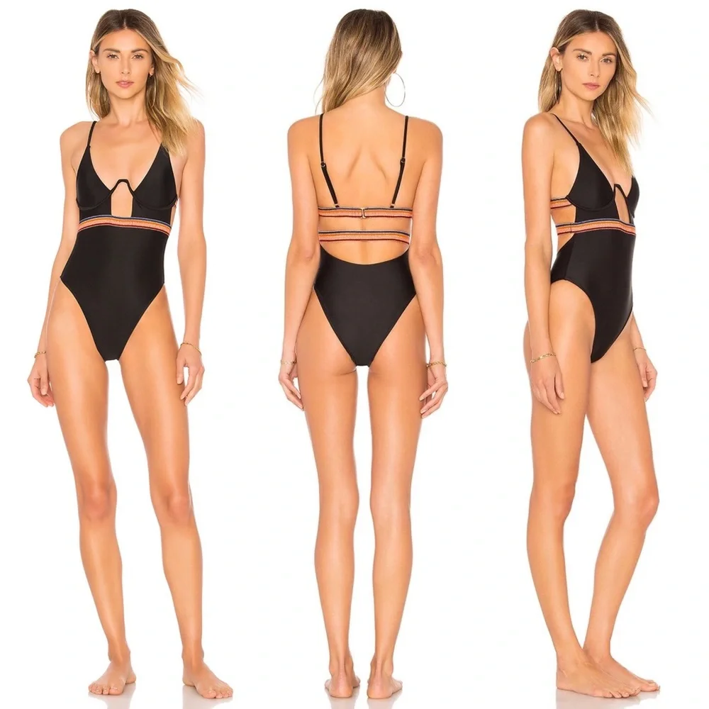 Lovers + Friends Dream Big One Piece Black - Picture 1 of 10